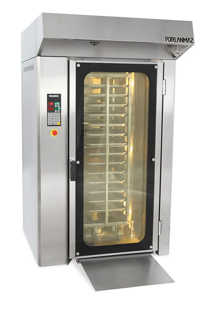 Rotary Rack Convection Oven With Electric 15 Trays Pastry Oven