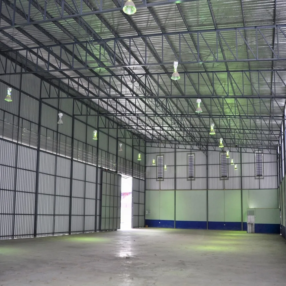 
High Raise Space Rent A Warehouse Land Steel Structure House Klong 7 Place In Thailand 