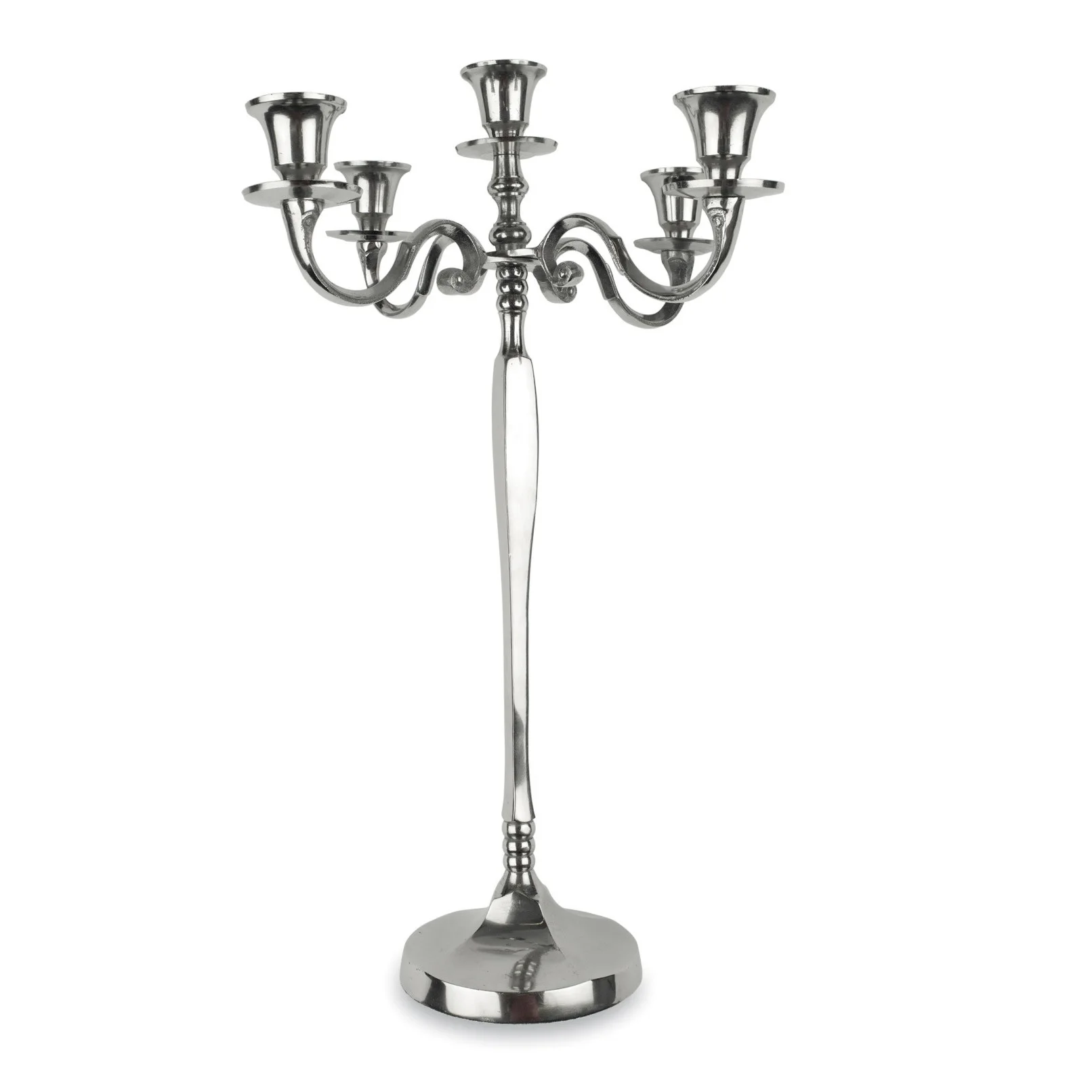 5 Arms Black Candelabra With Candelabra Used For Candellight Dinner ...