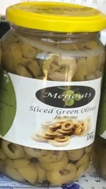 
Megouts Natural Green Olives In Glass Jar 