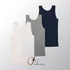 Custom boys rib cotton soft tanks breathable slim fit vest moisure wicking crew neck singlets for kids boys