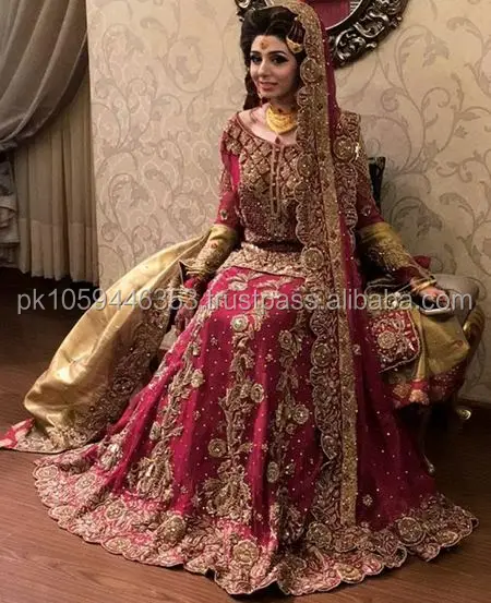 bridal dresses pakistani 2018