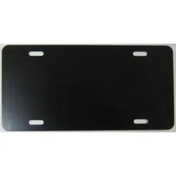 0.040 Black Aluminum Blank License Plate - Buy 0.040 Black Aluminum ...