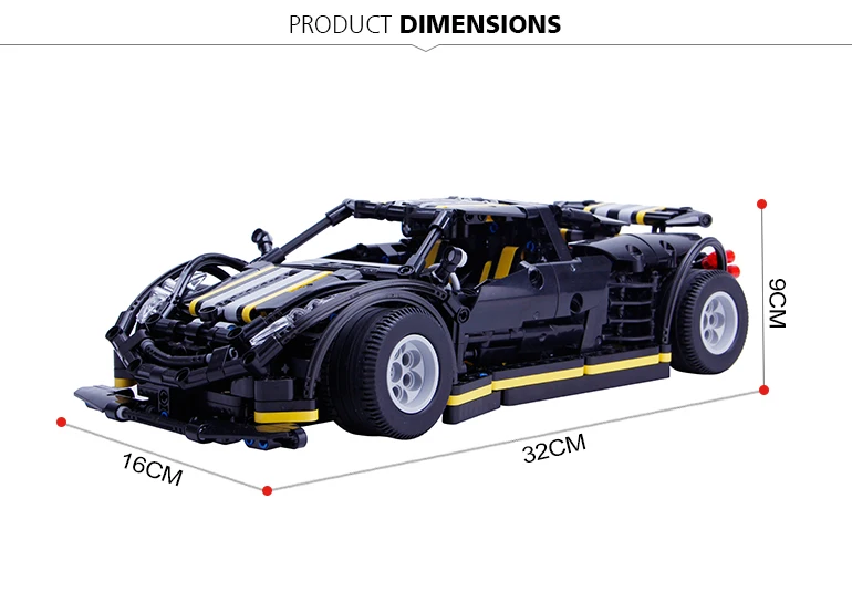Xingbao 07002 Car 1177 piece model