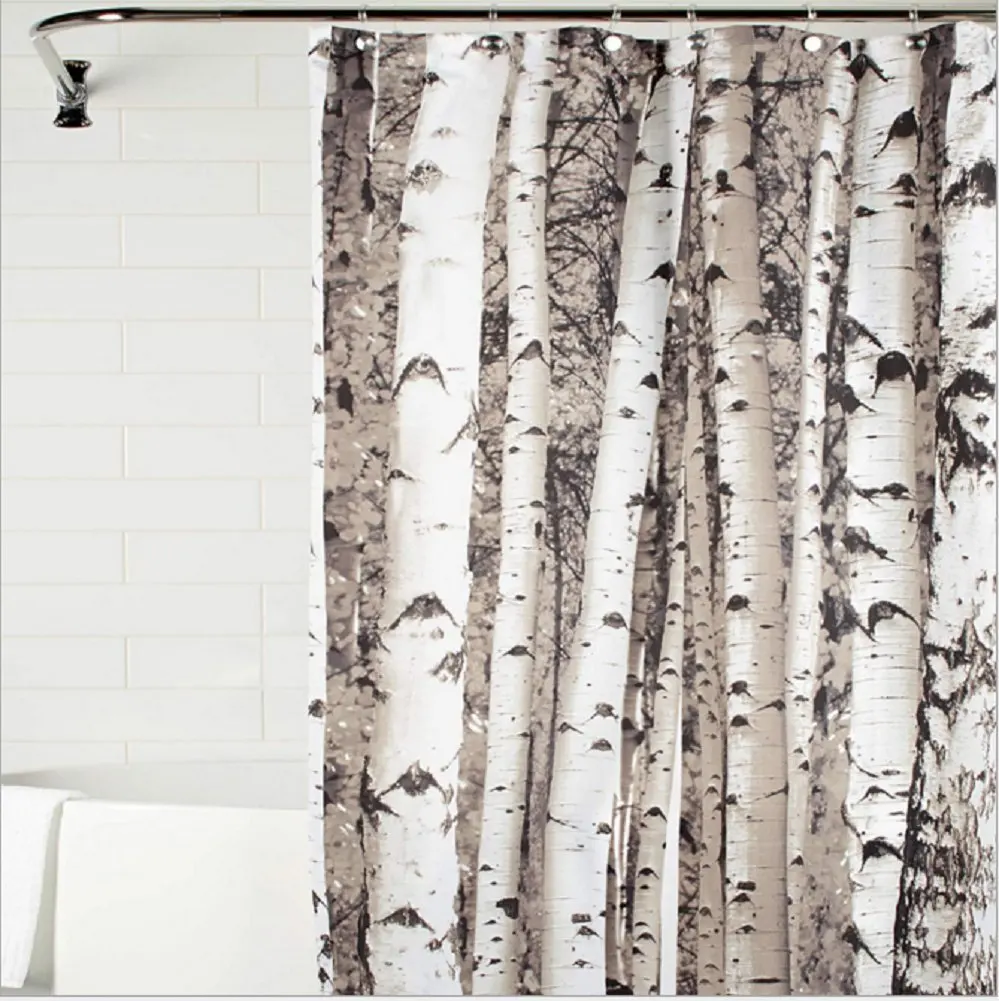 Buy Kingart Ikea Shower Curtains Tall Tree Bathroom Curtains
