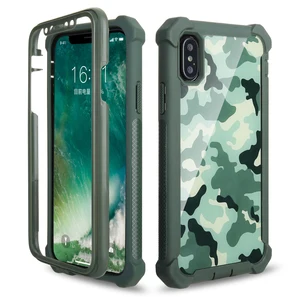 AICOO 3 1 Translucent Camouflage Shockproof Phone Case