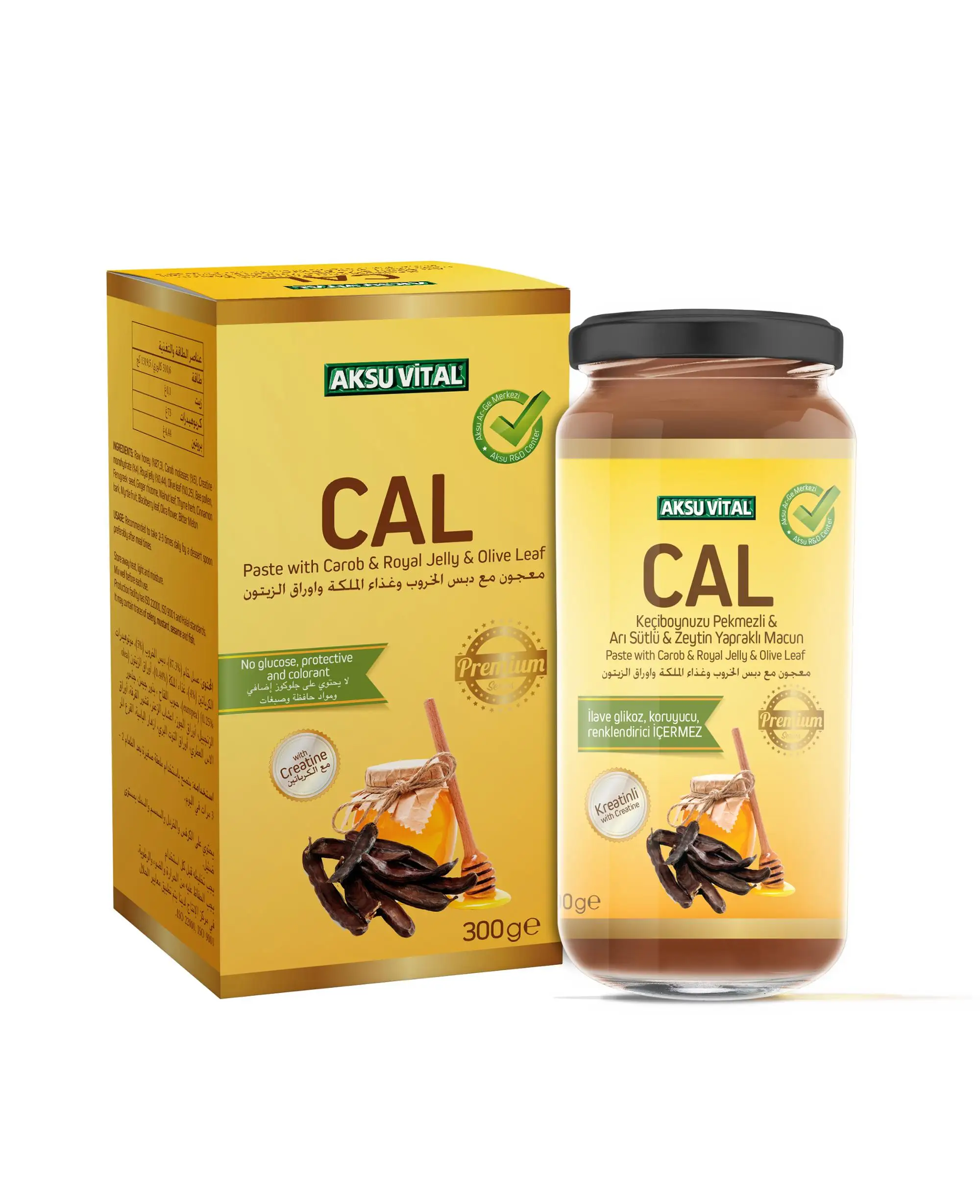 
Weight Gain Foods CAL PASTE Honey Mix Carob Royal Jelly Olive Leaf Food Super Appetite Support Medicinal Food 