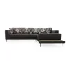 Modern Fabric 3 Seater L Shape Sofa For Living Room Furniture