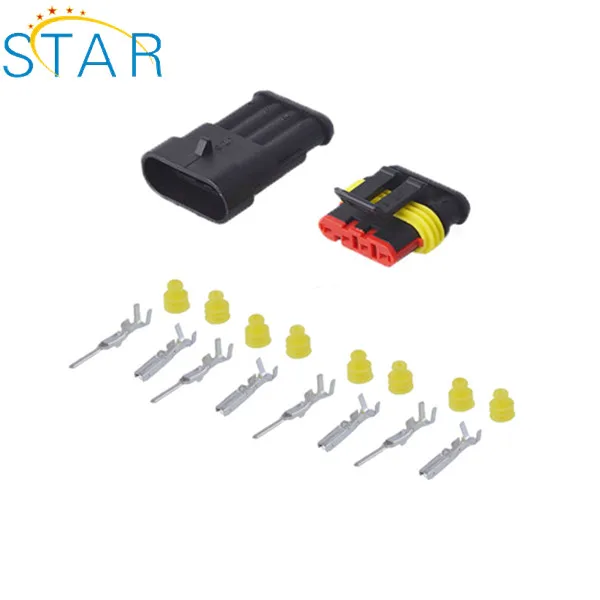4 Pin Tyco/Amp Female Auto Connector-in Connectors From Lights