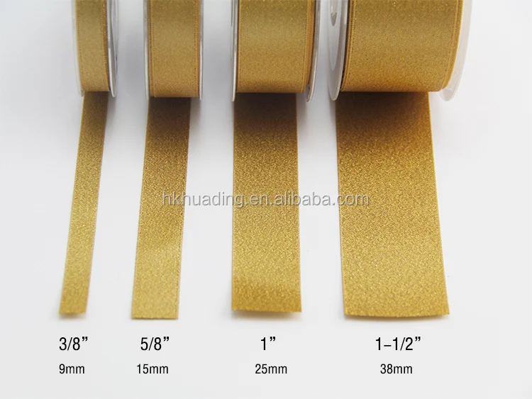 The Best Chocolate Packaging Box New Design Double Face Satin Knitting Gold Ribbon