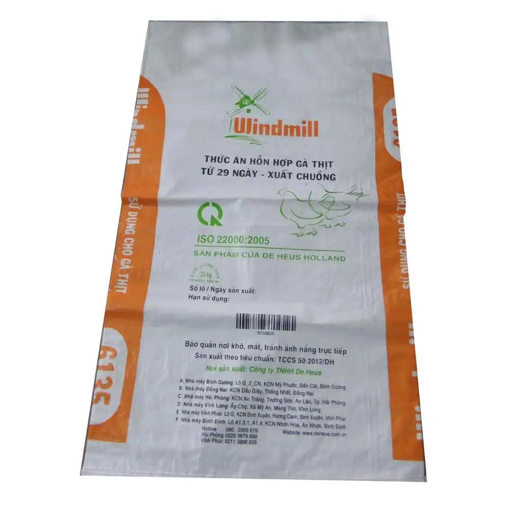 
Package 25kg PP Woven Bag Made in Viet Nam High quality 