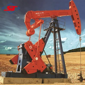 Shengji conventional beam pumping unit conventional jack pump unit double horse head type for sale