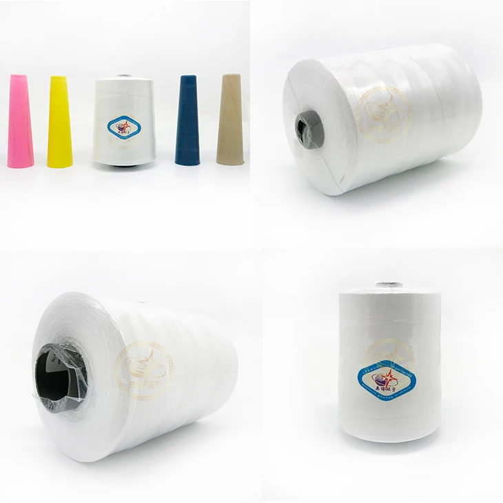Hot sales polyester bag closing sewing thread for wheat milling factory