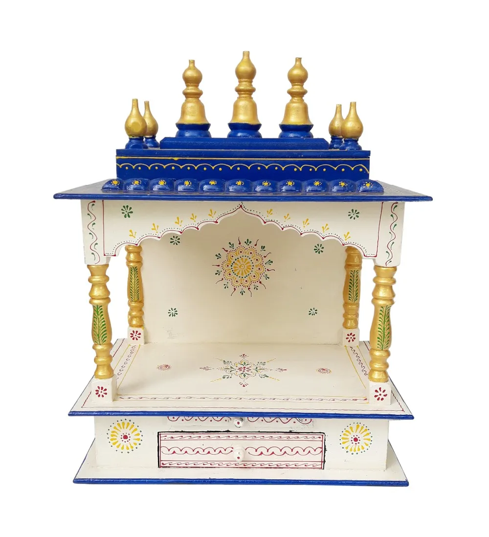 Wooden Temple Wooden Mandir Pooja Ghar Handcrafted Hindu Altars Shrines