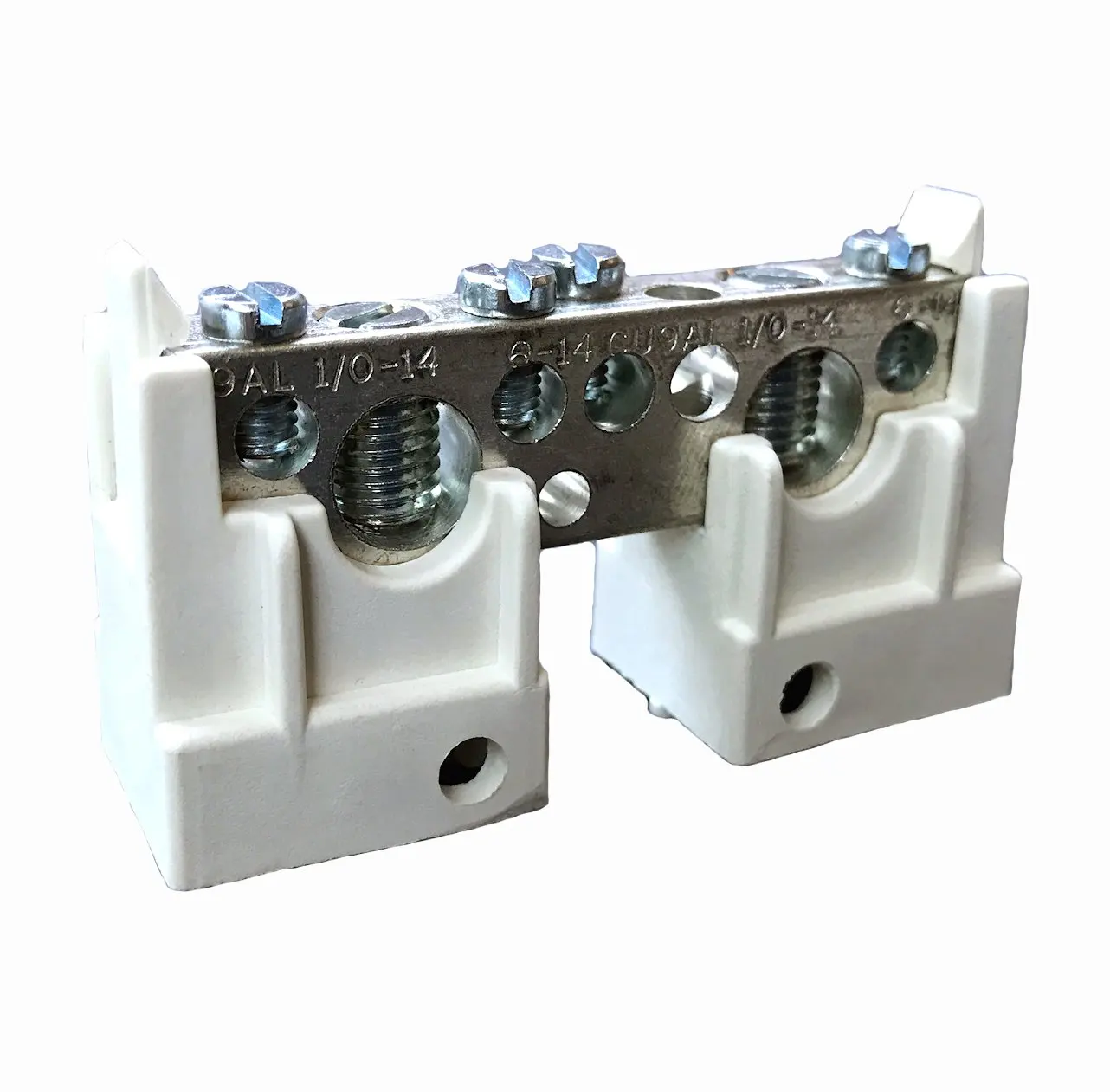 sikiwind 2pcs DC 48V Bus Bar M10 Heavy Duty Positive Power Distribution Studs Terminal Blocks