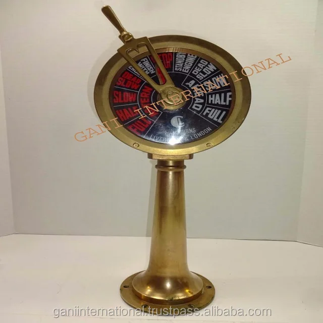 Ship Telegraph Chadburns Liverpool London Vintage Ship Brass Telegraph Antique