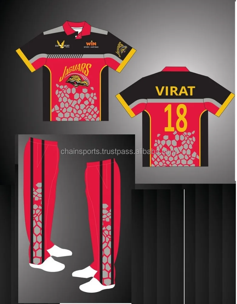 
Cricket Sublimated Kits Uniforms 