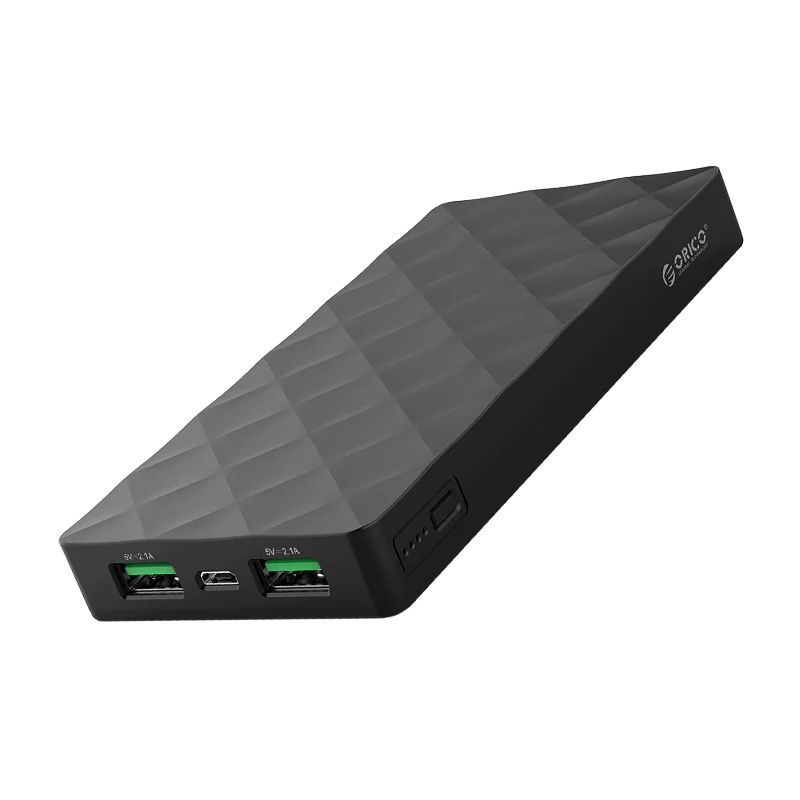 

ORICO W10000 mah Universal Portable 10000mAh Ultra Slim Power Bank, Black