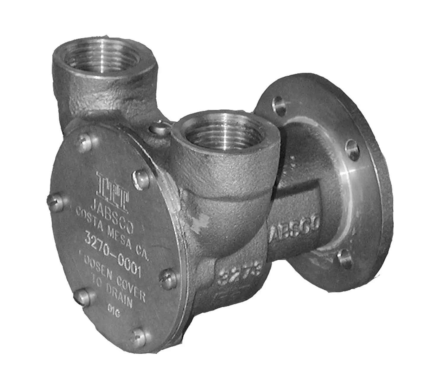 Get Quotations · Jabsco 3270-0001 Marine Flexible Impeller Engine Cooling  Replacement Pump (4-107 and