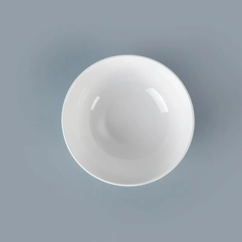 product-Durable Coupe Bowl Ceramic Tableware For Hotel White Bowls, China Porcelain Ceramic Salad Bo