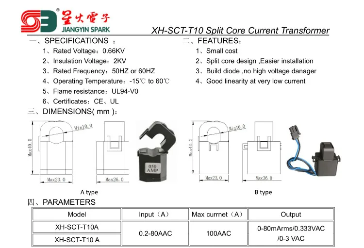 SCT-T10 CTs