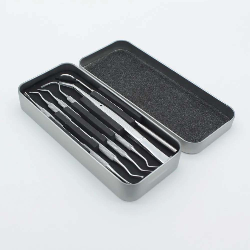 6 Pieces Of Dental Surgery Instruments With Steel Metal Box Buy