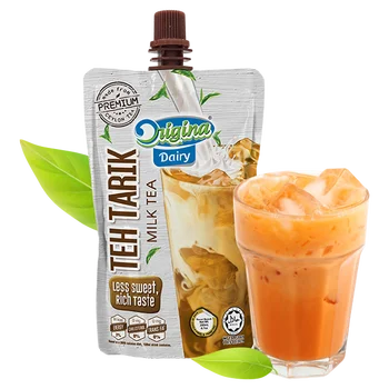 delicious teh tarik iced milk tea