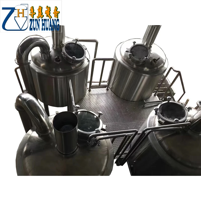 4 vessel brewhouse