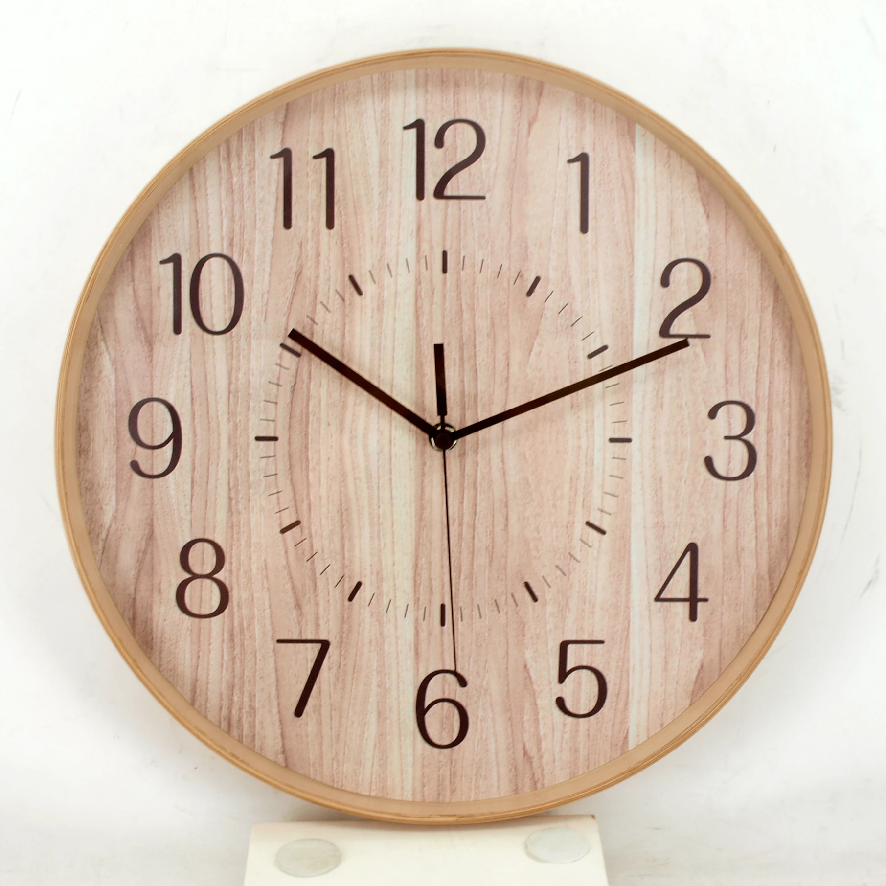Cheap Custom Analog Imitative Wooden Wall Clock Manufacturer Buy