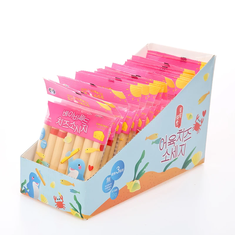 
Korea made soft food Babyworld codfish sausage 12g original 