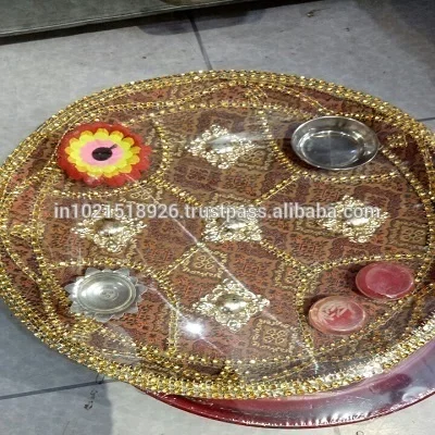 Hot Sale Aarti Plates For Marriage Decoration Marriage Utility