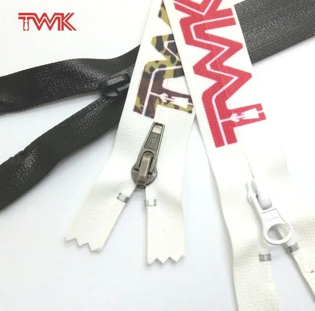 Nylon Zipper 3 Black/white 200 Meter Per Roll Free Samples Worldwide