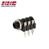 Phone connectors audio jack 3 conductors open type 6.35mm 1/4 audio phone jack 3 pin