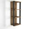 Lost Modern Wooden Iron wall shelf- Tv stand