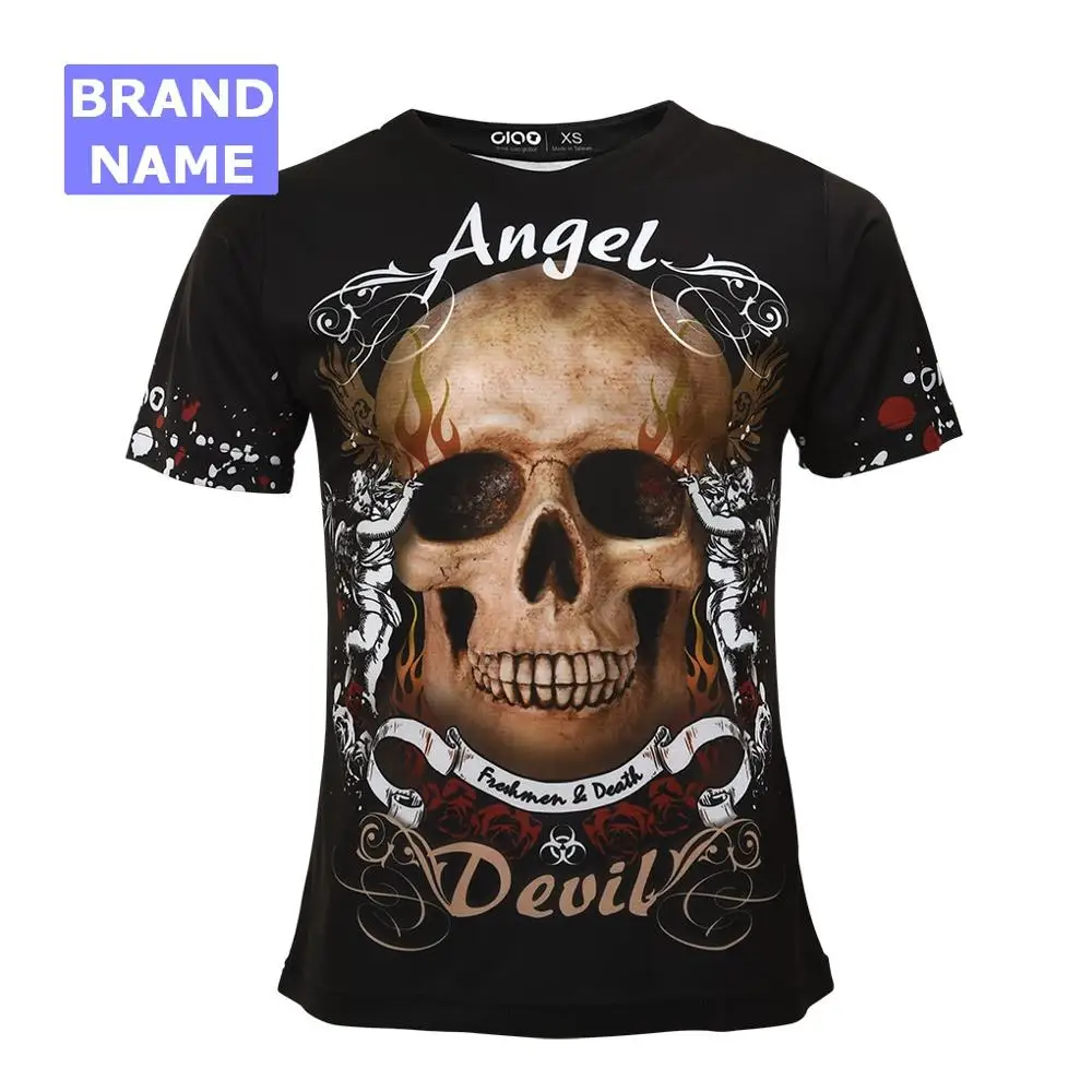 

Custom Sublimation Printed Skull Men T Shirts