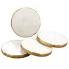 Old Hollywood Round Marble Coaster