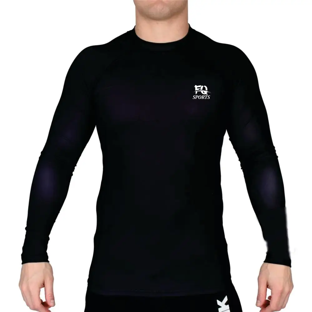 Sky Blue Bjj Rash Guard / Rash Guard Manufacturers / Silicon Printed