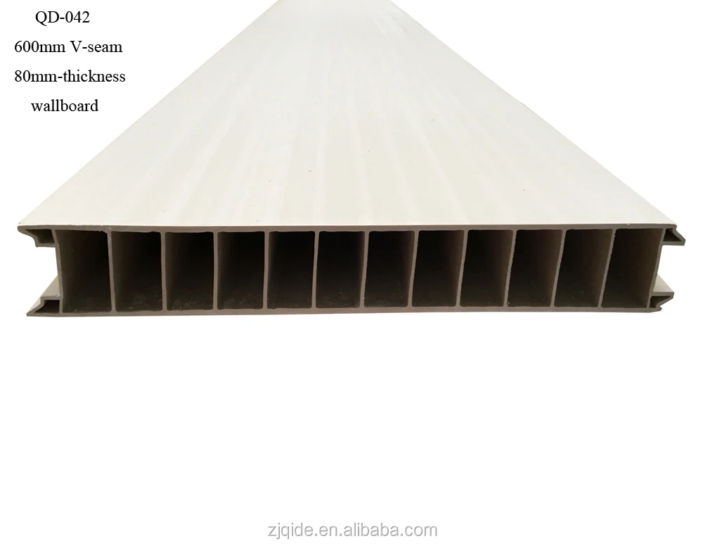 Waterproof Building Material 80mm-thickness WPC Wall Panel Partition Wall