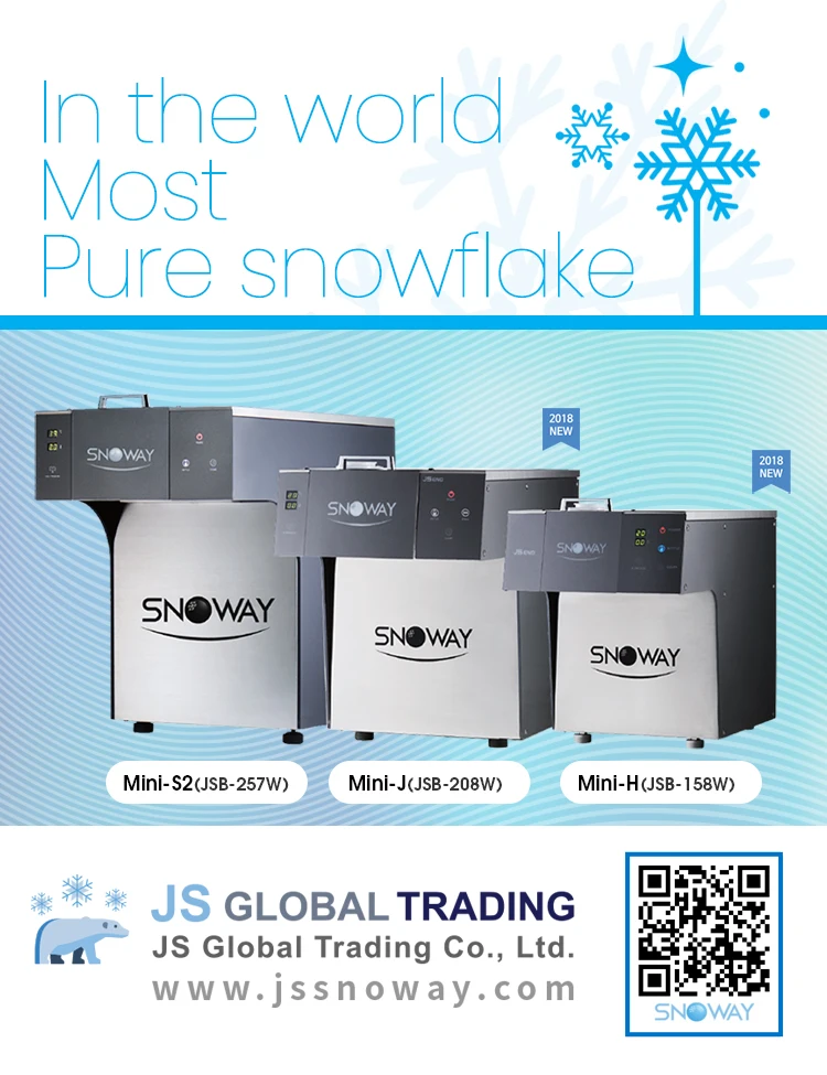 SNOWAY Bingsu Machine(JSB-257WS2), Product introduction & How to