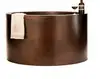 Abroad design round Copper bath tub modernbath tub