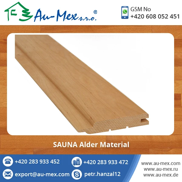 Top Quality Alder Sauna Wallboard STP profile