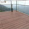 Anti-slip balcony wpc board waterproof wood plastic composite decking