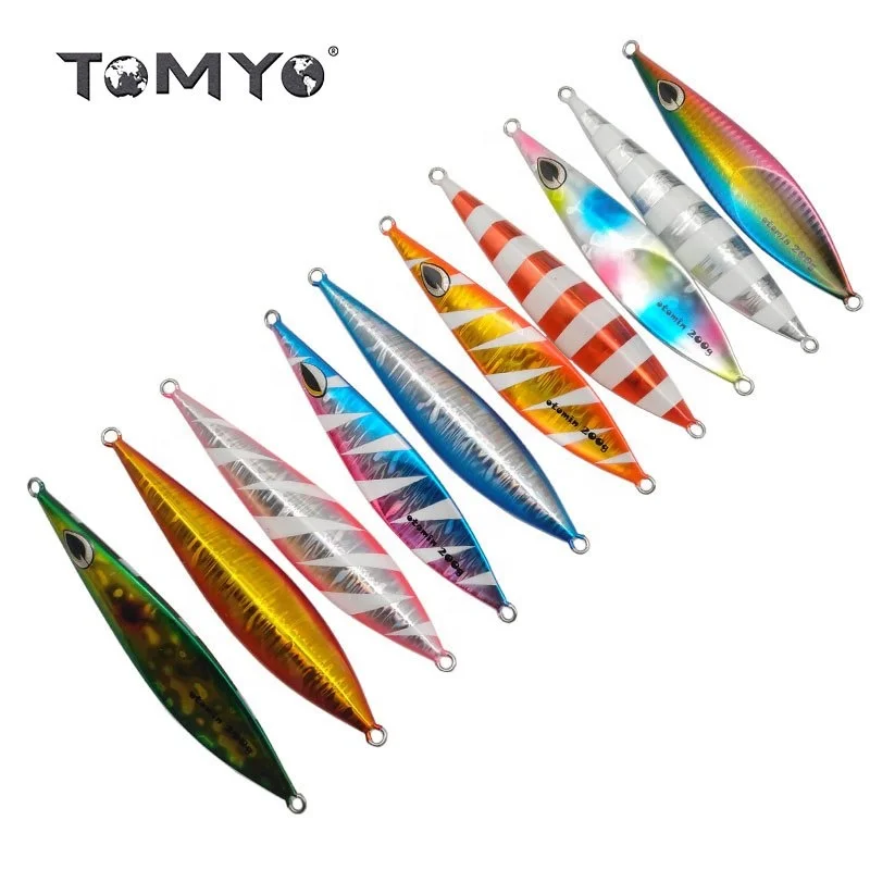 

Tomyo 150G 180G 200G Spoon Fishing Lure Metal Slow Pitch Shore Jigging Lure, 10 color options