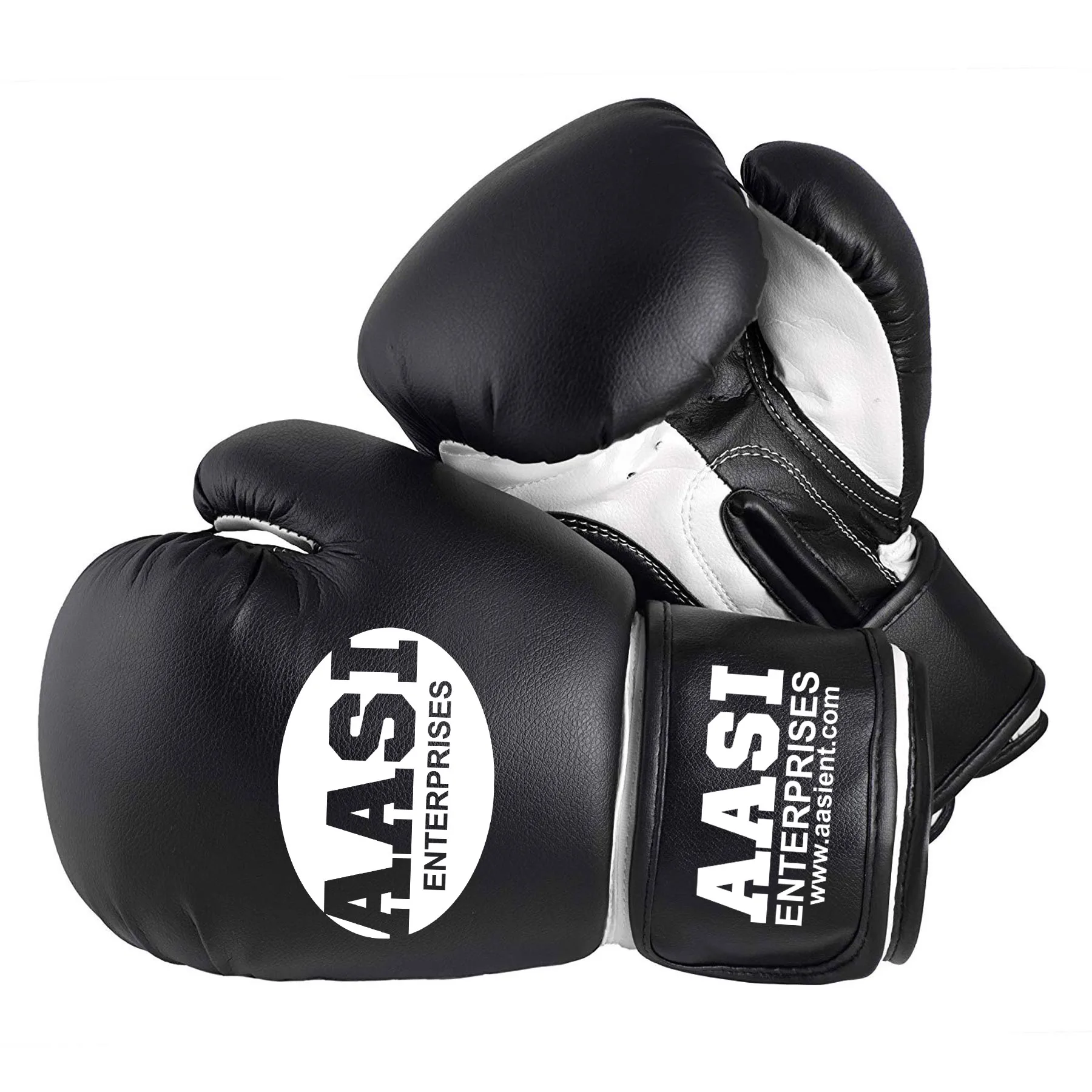 Muay Thai Leather Boxing Gloves Blue 12oz Customized Logo Buy Muay