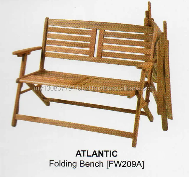 Atlantic Acaccia Outdoor Garden Folding Bench Buy Made In
