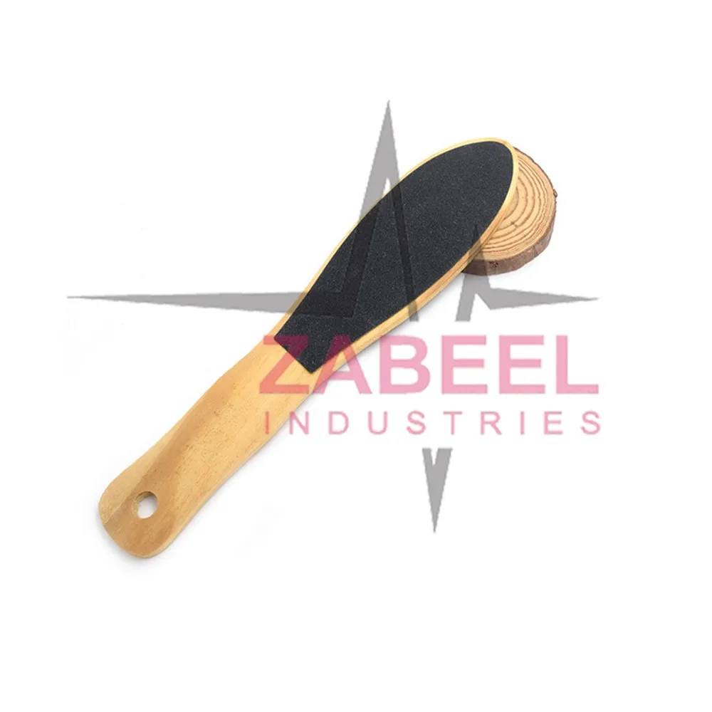 Wooden Foot File Sandpaper Feet Rasps Callus Remover Pedicure File