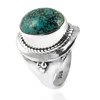 Oval azurite ring handmade 925 silver rings below wholesale sterling silver jewelry handmade 925 hallmark ring