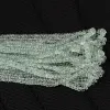 556.30 Ct Natural Colombian Emerald Faceted Roundel Shaped Beads 13 Loose Strands for Necklace,Round Beads Gemstones