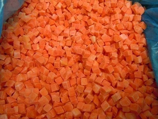 IQF carrot, frozen carrot stick/dice/slice, best quality from Vietnam