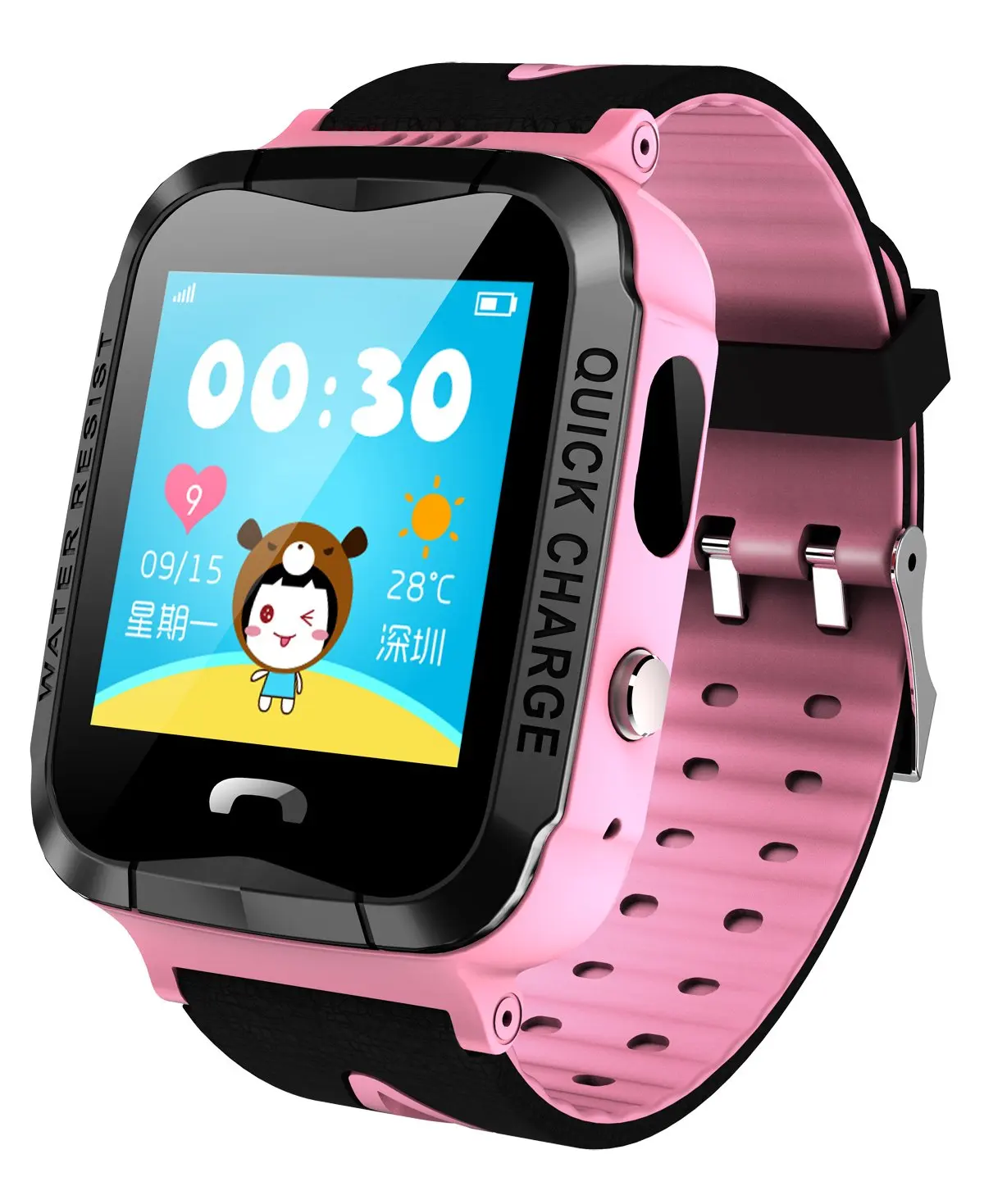 Buy WICHEMI Child Kids Anti-Lost GPS Tracker Smart Watch SOS Call Safe